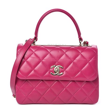 chanel bright pink bag|pink chanel bag 2022.